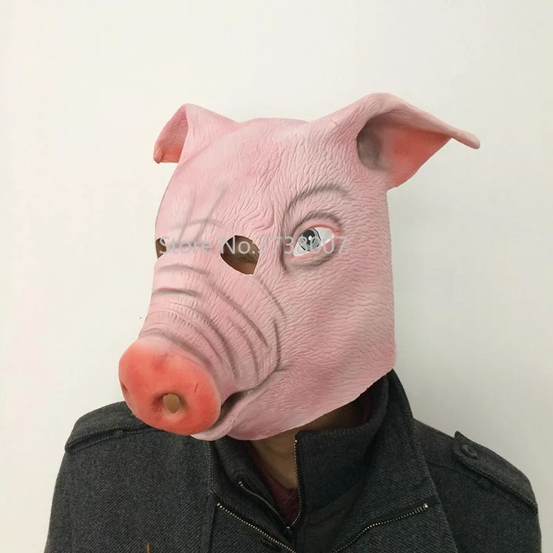 1pcs Pig Head Scary Masks Novelty Halloween Mask Halloween Mask Caveira Cosplay Costume Latex Festival Supplies
1pcs Pig Head Scary Masks Novelty Halloween Mask Halloween Mask Caveira Cosplay Costume Latex Festival Supplies