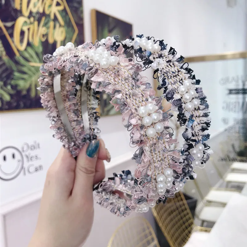 2019 New korea Plaid Pearl Hairbands Hair Accessories For Girls Hair Band Hair Bows Flower Crown Headbands For Women
2019 New korea Plaid Pearl Hairbands Hair Accessories For Girls Hair Band Hair Bows Flower Crown Headbands For Women