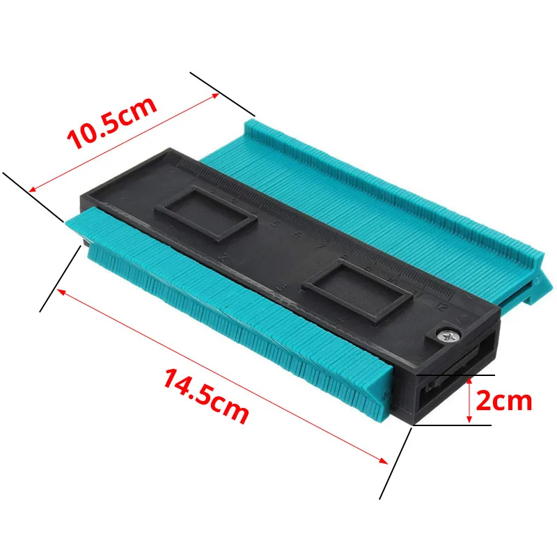 Plastic Profile Copy Gauge Contour Gauge 120mm Duplicator Standard 5"Width Wood Marking Tool Tiling Laminate Tiles General Tools
Plastic Profile Copy Gauge Contour Gauge 120mm Duplicator Standard 5"Width Wood Marking Tool Tiling Laminate Tiles General Tools