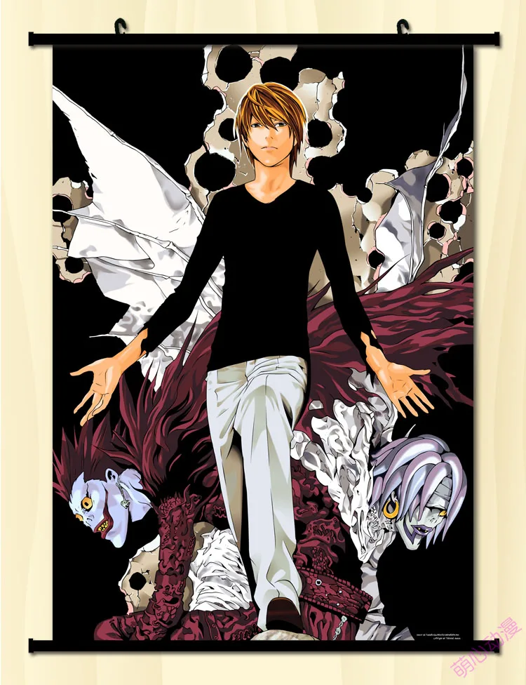 Japanese Decorative Picture Anime DEATH NOTE L.Lawliet & Yagami Light & Misa Amane & Mikami Teru Home Decor Wall Scroll Poster
Japanese Decorative Picture Anime DEATH NOTE L.Lawliet & Yagami Light & Misa Amane & Mikami Teru Home Decor Wall Scroll Poster
