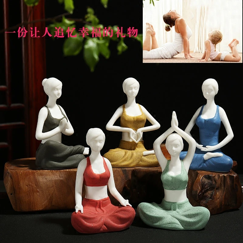 Simple modern Yoga Ornament color sand Kung Fu Yoga ladies car accessories home decorations tea decorations
Simple modern Yoga Ornament color sand Kung Fu Yoga ladies car accessories home decorations tea decorations