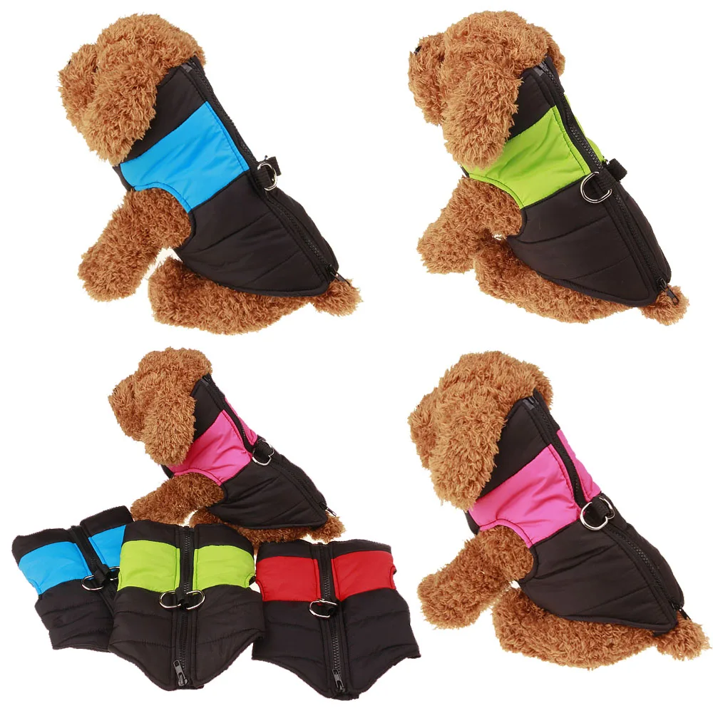 Cheap Warm Pet Dogs Jacket Cotton Waterproof Feather Material Comfortable Soft Clothing Openning With Zipper Vestes
Cheap Warm Pet Dogs Jacket Cotton Waterproof Feather Material Comfortable Soft Clothing Openning With Zipper Vestes