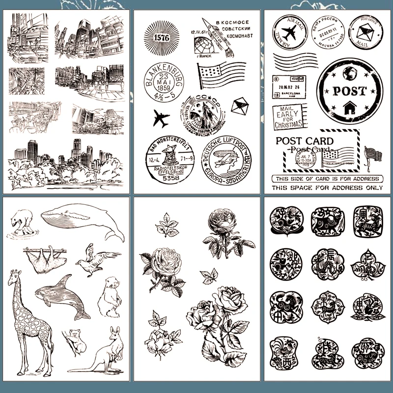 Vintage Journal notebook Transparent tamp silica gel seal Stamp stamp scrapbook diary book decorative DIY accessories stationery
Vintage Journal notebook Transparent tamp silica gel seal Stamp stamp scrapbook diary book decorative DIY accessories stationery