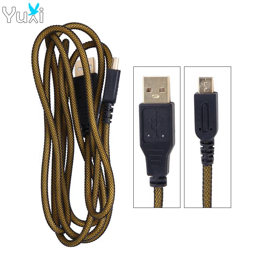 YuXi Gold Plating Port USB Data Cable Sync Power Charger Charging Cord Cable For Nintend 3DS XL 2DS charger
YuXi Gold Plating Port USB Data Cable Sync Power Charger Charging Cord Cable For Nintend 3DS XL 2DS charger