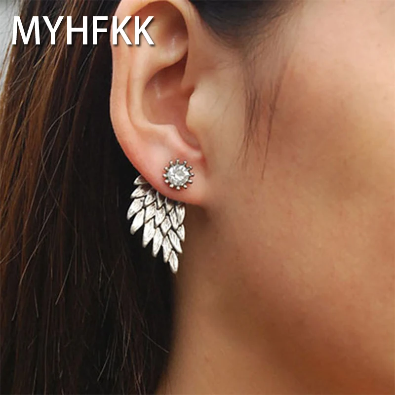 MYHFKK2019 Популярные трендовые ювелирные изделия циркониевые хрустальные крылья