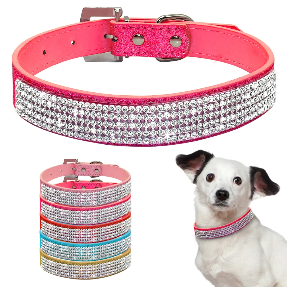 Bulk Crystal Dog Collar Fashion Rhinestone Dog Cat Collars Bling Pet Collar Adjustable for Small Medium Dogs Chihuahua Puppy
Bulk Crystal Dog Collar Fashion Rhinestone Dog Cat Collars Bling Pet Collar Adjustable for Small Medium Dogs Chihuahua Puppy