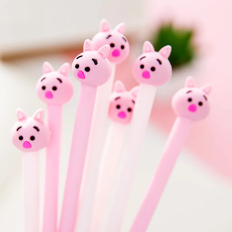 Cute Pink Piglet Neutral Pen 0.38mm Water Pen carbon Black sign Pens Stationery Prize for Student supplies
Cute Pink Piglet Neutral Pen 0.38mm Water Pen carbon Black sign Pens Stationery Prize for Student supplies