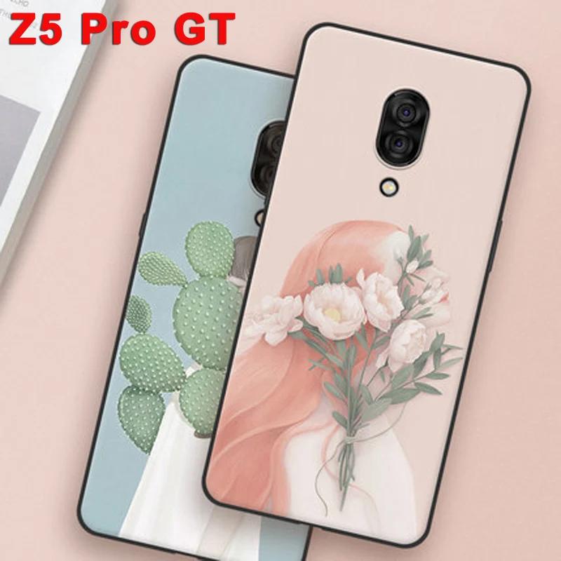 Чехол для Lenovo Z5 pro GT GT855 чехлы телефонов из мягкого ТПУ в литературном стиле Z5pro