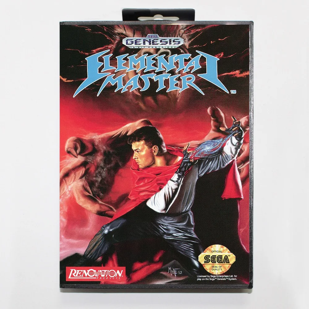 New 16 bit MD game card - elemental master with Retail box For Sega genesis system
New 16 bit MD game card - elemental master with Retail box For Sega genesis system