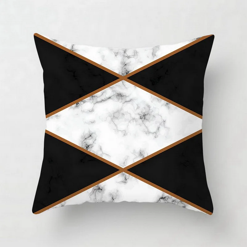 Black Geometric Marble Sofa Decorative Cushion Cover Pillow Pillowcase Polyester 45*45 Throw Pillow Home Decor Pillowcover 40507
Black Geometric Marble Sofa Decorative Cushion Cover Pillow Pillowcase Polyester 45*45 Throw Pillow Home Decor Pillowcover 40507