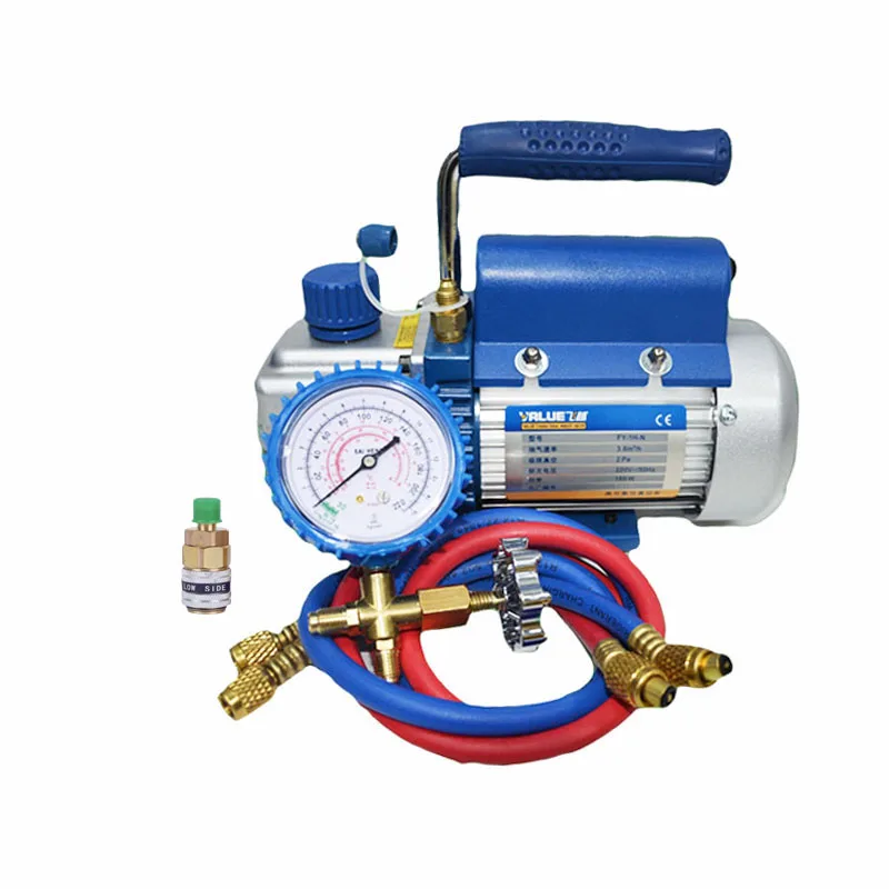 1L/s 2.12CFM R134a Rotary Vane Single Stage Mini Vacuum Pump for Vacuum Refrigeration Air Conditioning Refrigerator
1L/s 2.12CFM R134a Rotary Vane Single Stage Mini Vacuum Pump for Vacuum Refrigeration Air Conditioning Refrigerator