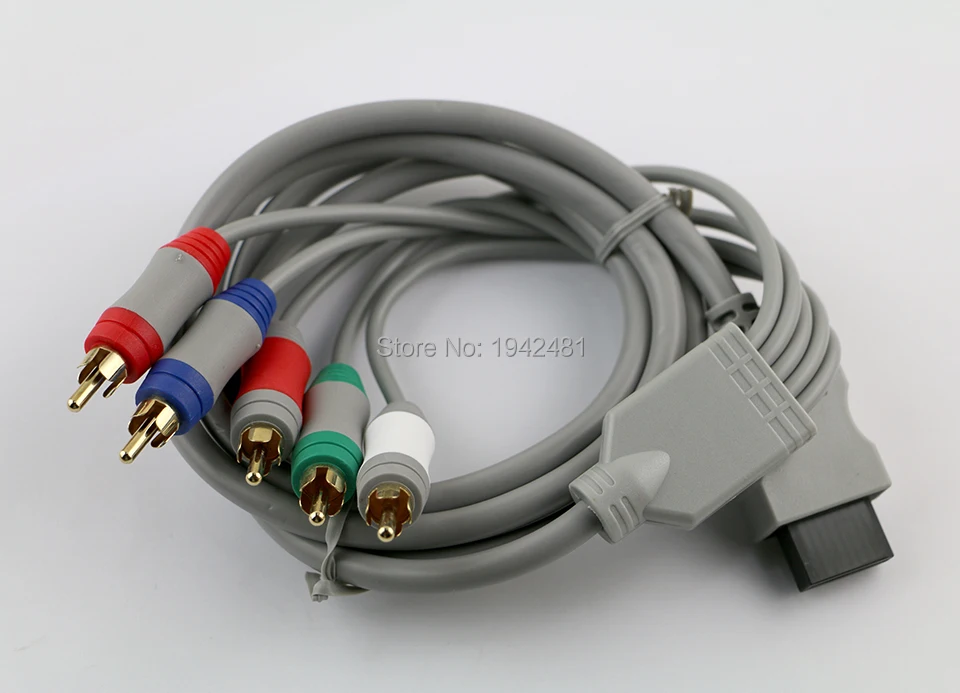 OCGAME By DHL High quality 1.8m Component HD HDTV AV Adapter Cable Audio Video 5 RCA For Nintendo Wii game cable 100pcs/lot
OCGAME By DHL High quality 1.8m Component HD HDTV AV Adapter Cable Audio Video 5 RCA For Nintendo Wii game cable 100pcs/lot