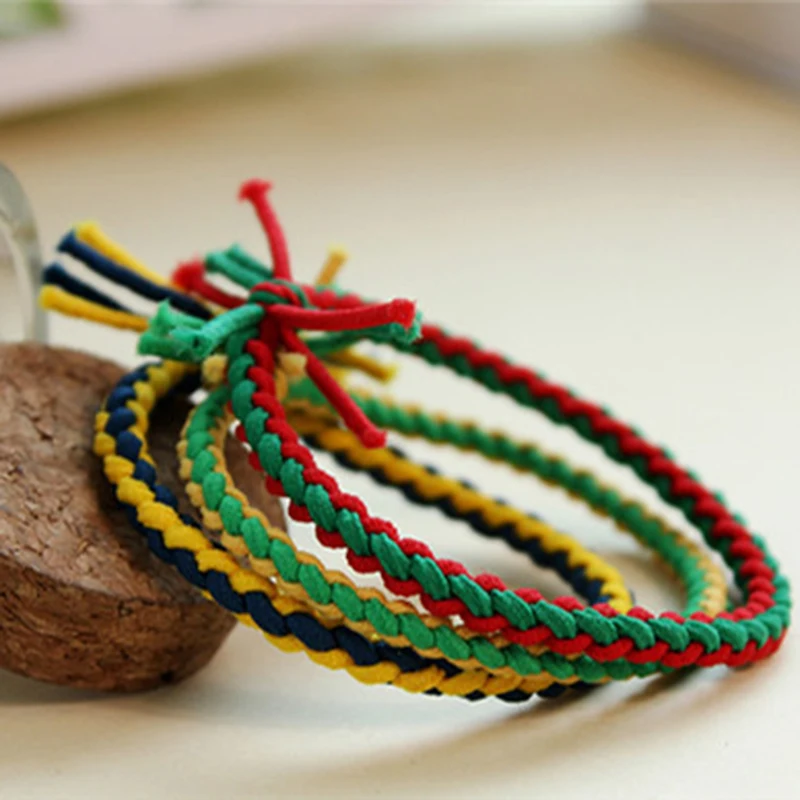 Double Colors Rope Knitted Simple Style Ponytail Holder Knotted Elastic Hair Band Gum Headwear Women Hair Accessories
Double Colors Rope Knitted Simple Style Ponytail Holder Knotted Elastic Hair Band Gum Headwear Women Hair Accessories