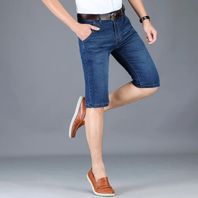 2019 Summer Men Solid Color Mid Elastic Denim Shorts Cotton Casual Skinny Knee Length Soft Simple Short Jeans
2019 Summer Men Solid Color Mid Elastic Denim Shorts Cotton Casual Skinny Knee Length Soft Simple Short Jeans
