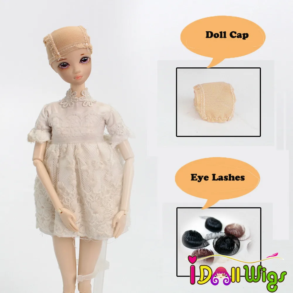 Doll Eye Lashes Doll Wig Cap Headgear Hairpiece Cap Doll Accessories Fixed Hairnet Hair Net Toy for BJD/Blyth/American Toy
Doll Eye Lashes Doll Wig Cap Headgear Hairpiece Cap Doll Accessories Fixed Hairnet Hair Net Toy for BJD/Blyth/American Toy