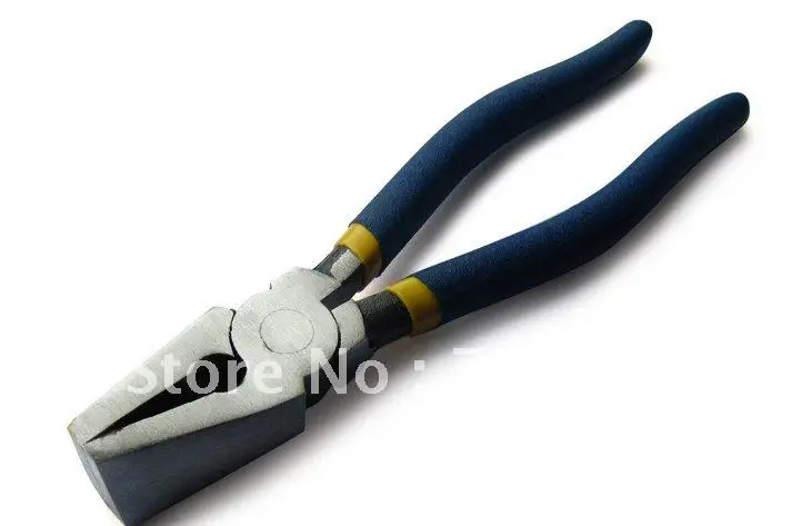 8-inch flat glass pliers / visco-plastic handle glass opening pliers / glass trimming clamp
8-inch flat glass pliers / visco-plastic handle glass opening pliers / glass trimming clamp