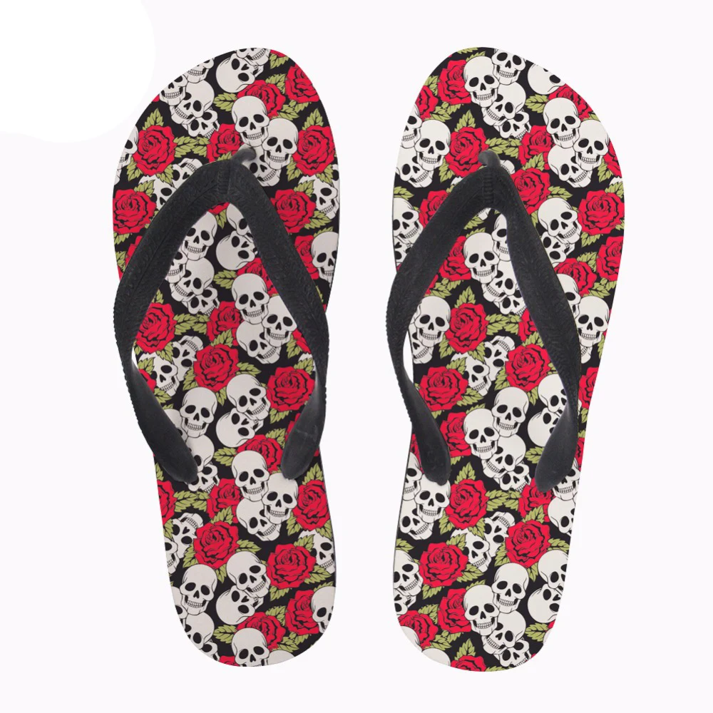 NOISYDESIGNS Skull Pattern Summer Women Flip Flops Casual Slip-on House Slippers Woman Beach Flip Flops Girls Female Zapatos
NOISYDESIGNS Skull Pattern Summer Women Flip Flops Casual Slip-on House Slippers Woman Beach Flip Flops Girls Female Zapatos