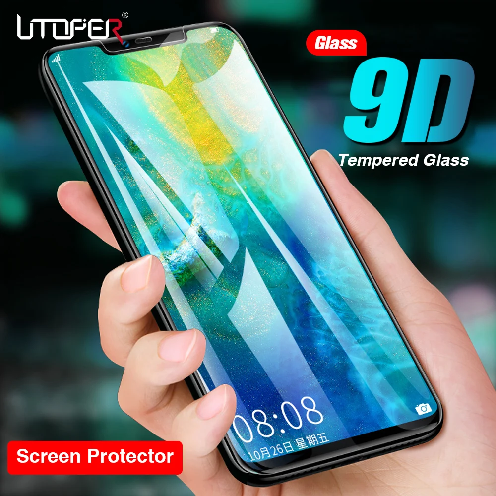 9D закаленное защитное стекло для Honor 8X Защитное экрана Huawei Mate 20 Lite 8C 8A View 10 P Smart