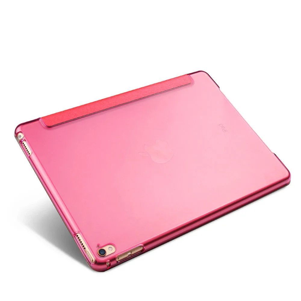 Для iPad 2017 2018 9 7 дюймов ультра тонкий легкий умный чехол складной кошелек из трех