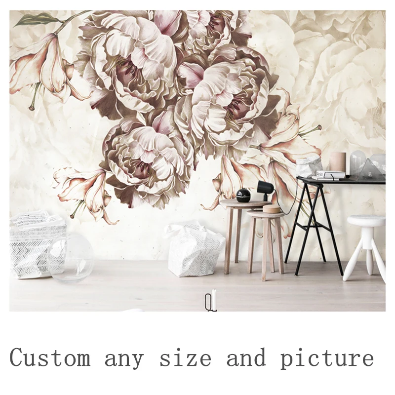 Custom Photo Wallpapers Oil Painting Flowers Murals Wallpapers For Walls 3D Vintage Florals Wall Papes Home Decor Living Room
Custom Photo Wallpapers Oil Painting Flowers Murals Wallpapers For Walls 3D Vintage Florals Wall Papes Home Decor Living Room