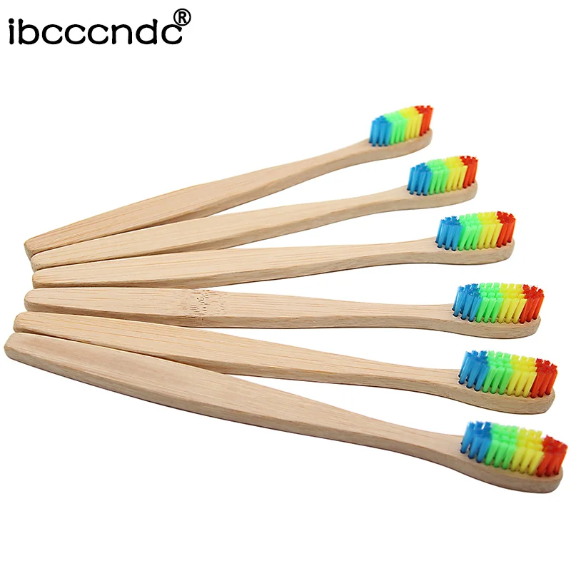 1 PC Colorful Head Bamboo Toothbrush Wholesale Environment Wooden Rainbow Bamboo Toothbrush Oral Clean Care Soft Bristle
1 PC Colorful Head Bamboo Toothbrush Wholesale Environment Wooden Rainbow Bamboo Toothbrush Oral Clean Care Soft Bristle