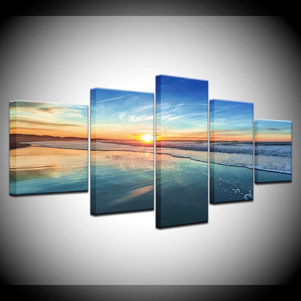 5 piece hot sell photography Sunset beach sea view modern home decoration art high quality canvas painting Print Free shipping
5 piece hot sell photography Sunset beach sea view modern home decoration art high quality canvas painting Print Free shipping