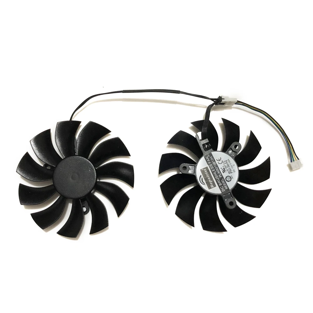 Вентилятор графической карты 2 шт./лот DATALAND RX580 GPU для Radeon PowerColor Red Devil Golden образец RX