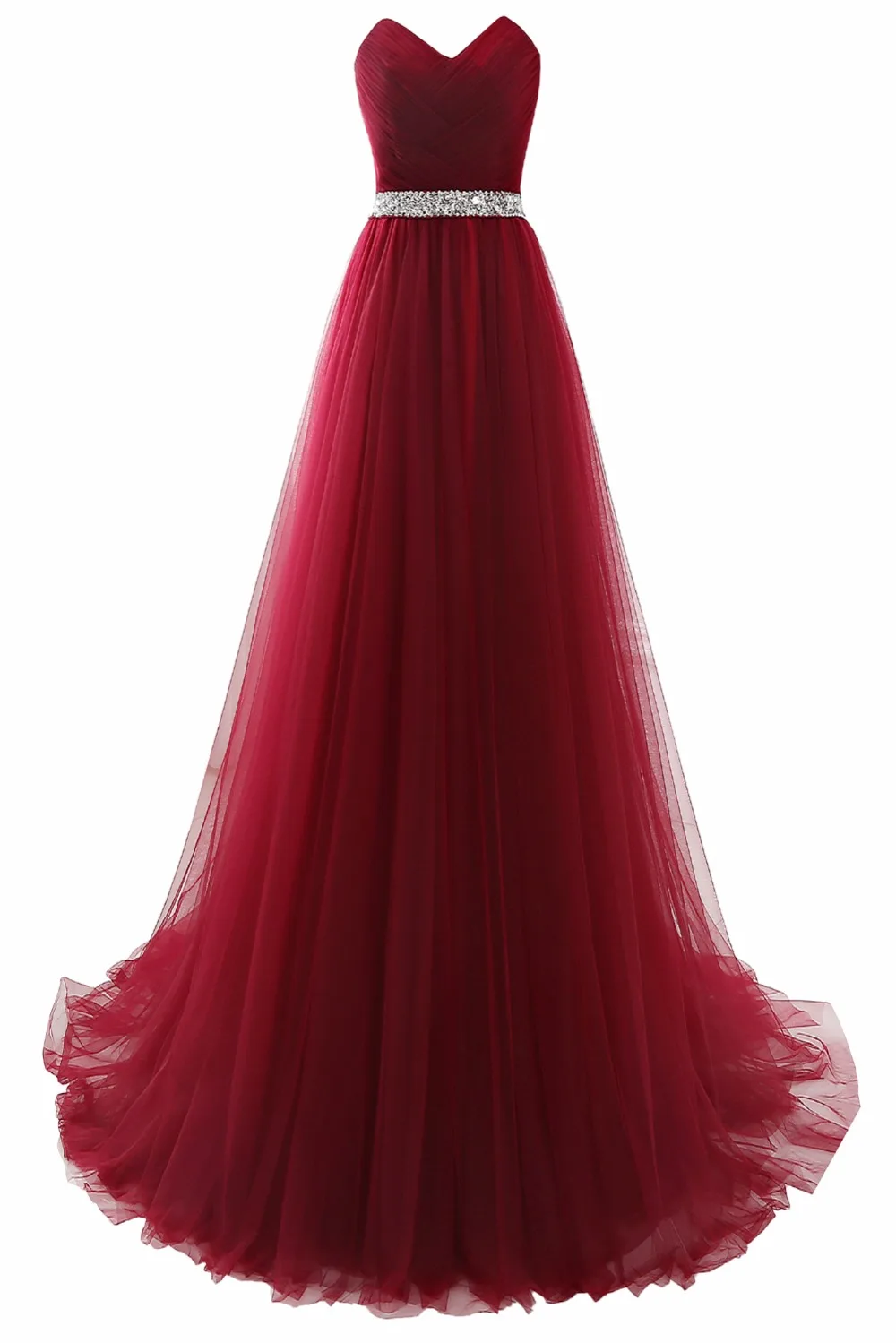 Hote sale Modern Sweetheart Floor length Crystal Sequins Beaded waist Belt Tulle burgundy Bridesmaid Dresses
Hote sale Modern Sweetheart Floor length Crystal Sequins Beaded waist Belt Tulle burgundy Bridesmaid Dresses