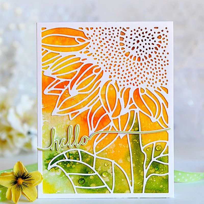 Huge Sunflower Frame Metal Cutting Dies Stencils For DIY Scrapbooking Decorative Embossing Suit Paper Cards Die Cutting Template
Huge Sunflower Frame Metal Cutting Dies Stencils For DIY Scrapbooking Decorative Embossing Suit Paper Cards Die Cutting Template