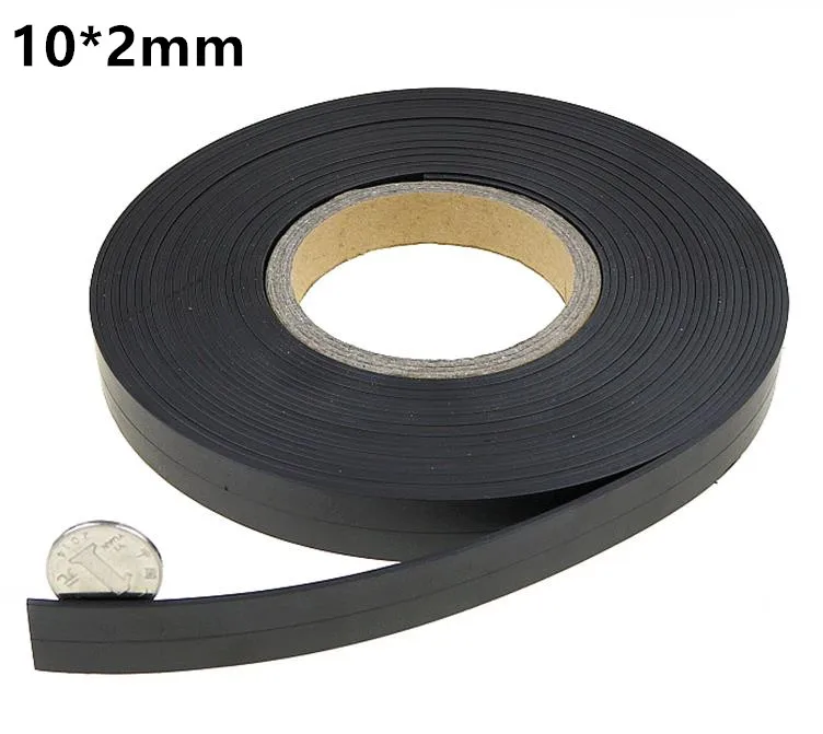 10meters a roll 10*2mm Flexible Soft Magnetic Rubber Magnet Strip Tape for Home doors and windows Office equipment
10meters a roll 10*2mm Flexible Soft Magnetic Rubber Magnet Strip Tape for Home doors and windows Office equipment