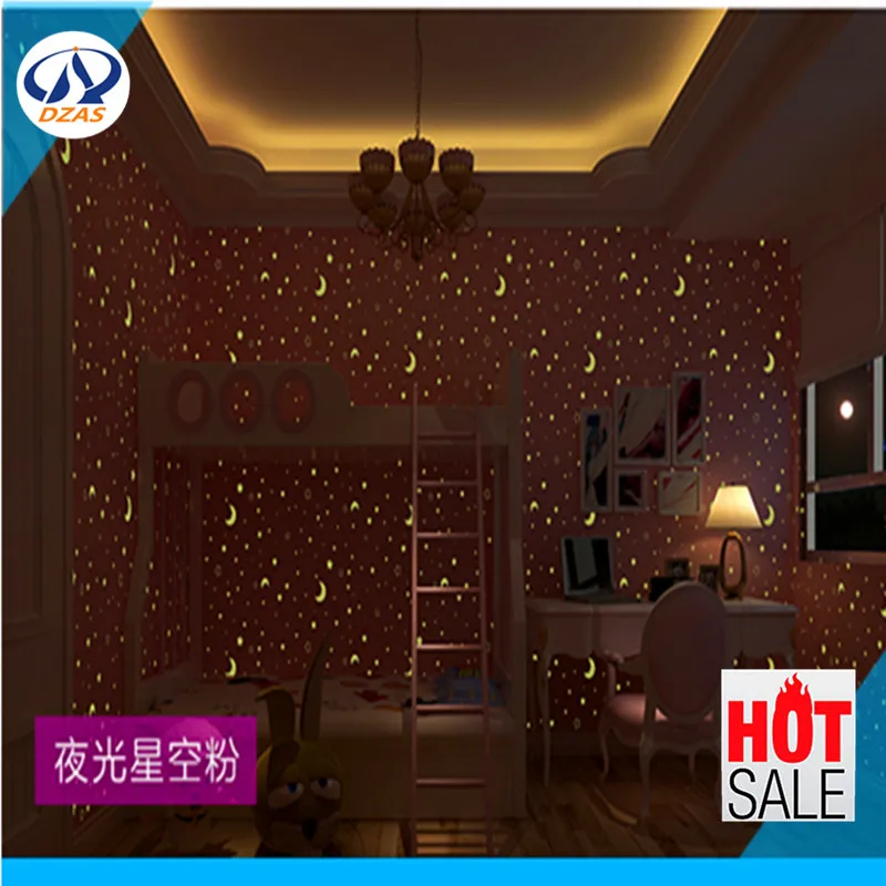 Children's room boys and girls warm stars fluorescent 3D stereo DZAS-LQ wallpaper
Children's room boys and girls warm stars fluorescent 3D stereo DZAS-LQ wallpaper