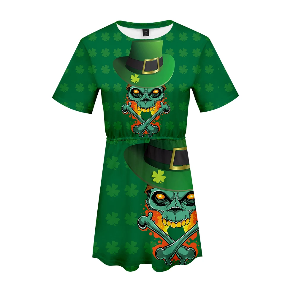 St. Patrick's Day 3D Printed Dress for Women Fashion Summer Short Sleeve dresses 2019 Hot Sale Casual Streetwear Clothes
St. Patrick's Day 3D Printed Dress for Women Fashion Summer Short Sleeve dresses 2019 Hot Sale Casual Streetwear Clothes