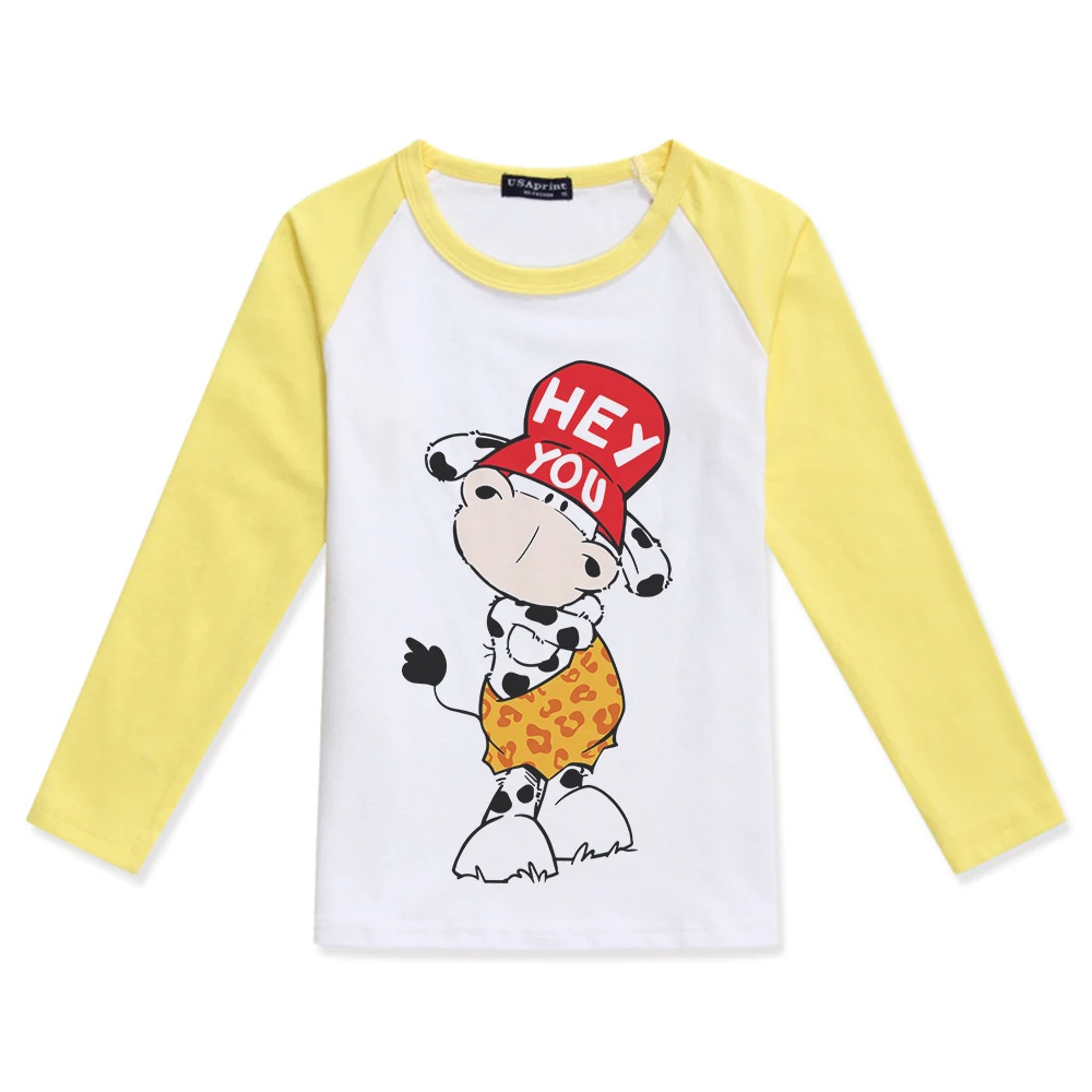 New Design T-Shirt For Kids Clothes Children Cotton Girls Long Sleeve Tee Tops Child Clothes Milk Cow Cattle Printing Boy TShirt
New Design T-Shirt For Kids Clothes Children Cotton Girls Long Sleeve Tee Tops Child Clothes Milk Cow Cattle Printing Boy TShirt