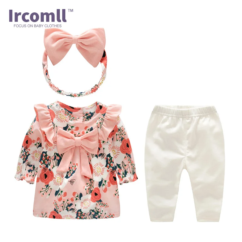Ircomll Baby Girls Clothing Sets High Qulity Kid Girl Clothes(Top+Pants+Headband) Floral Print Casual 3PCS Girls Suits Outfit
Ircomll Baby Girls Clothing Sets High Qulity Kid Girl Clothes(Top+Pants+Headband) Floral Print Casual 3PCS Girls Suits Outfit