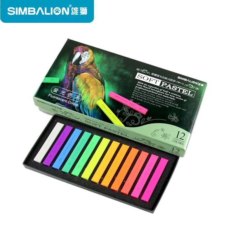 Simbalion масляная пастель Stick 12 Цветов мягкие порошок Пастель Придерживайтесь