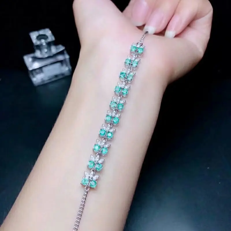 shilovem 925 sterling silver real green Emerald Bracelets fine Jewelry women trendy wedding plant wholesale 3*3mm bl030301agml
shilovem 925 sterling silver real green Emerald Bracelets fine Jewelry women trendy wedding plant wholesale 3*3mm bl030301agml