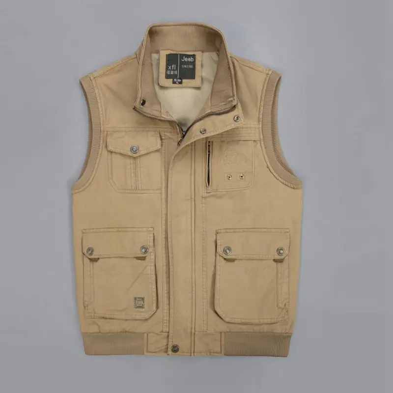 Brieuces new Spring and Autumn Men's Cotton Vest Men's Military Multi Pocket Leisure Photography Vest Plus Size S-5XL
Brieuces new Spring and Autumn Men's Cotton Vest Men's Military Multi Pocket Leisure Photography Vest Plus Size S-5XL