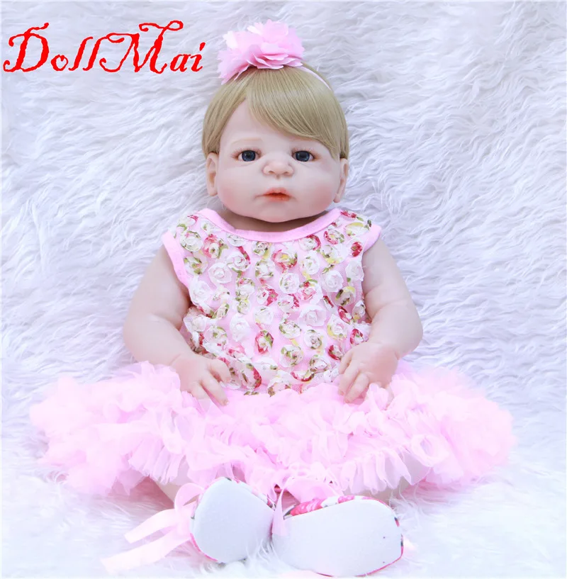 Кукла Reborn для девочек, 22 дюйма, полностью силиконовая кукла reborn real alive BJD, Кукла reborn lifelike bebe-reborn menina bonecas
Кукла Reborn для девочек, 22 дюйма, полностью силиконовая кукла reborn real alive BJD, Кукла reborn lifelike bebe-reborn menina bonecas