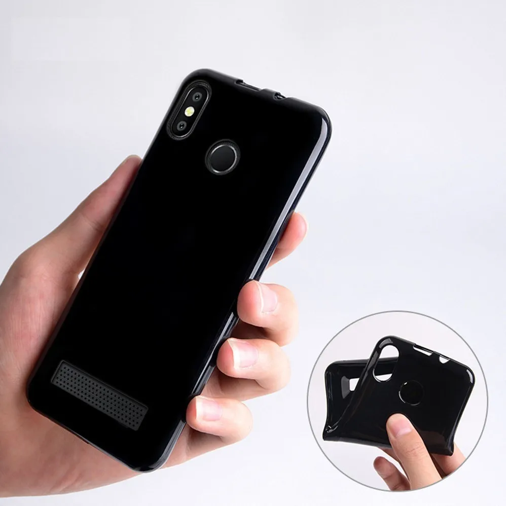 Силиконовый чехол из ТПУ для Vernee T3 Pro матовый черный цветной накладка смартфона