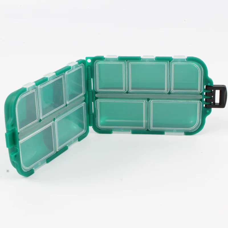 10 рыболовные снасти Коробка Экологичная пластиковая коробка для рыболовных