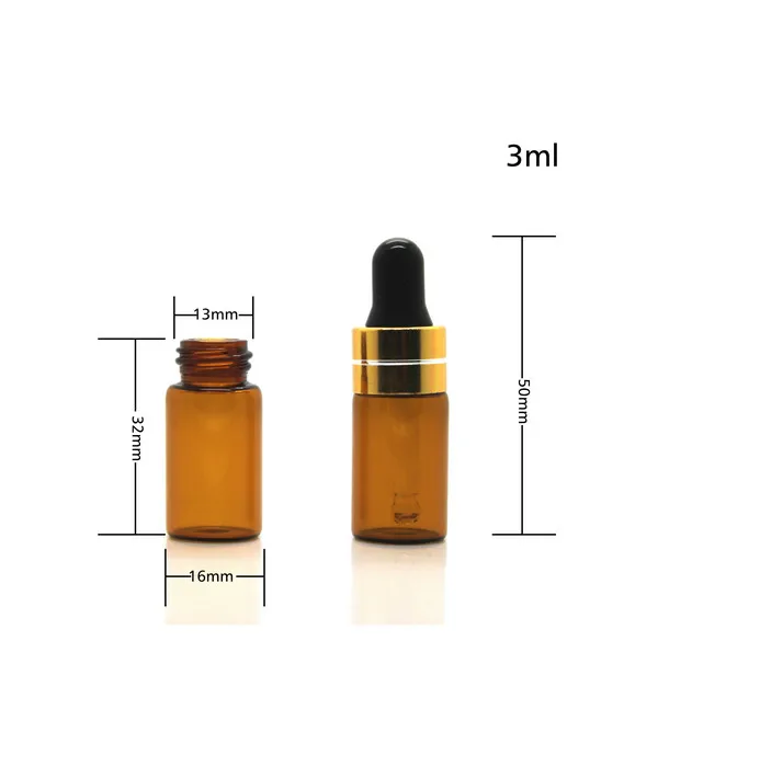 50ps X 1ML 2ML 3ML Mini Amber Clear Glass Essential Oil Bottle Orifice Reducer & cap Brown Glass Vials printable custom logo
50ps X 1ML 2ML 3ML Mini Amber Clear Glass Essential Oil Bottle Orifice Reducer & cap Brown Glass Vials printable custom logo