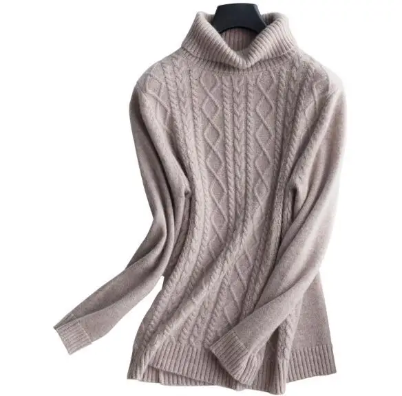Winter cashmere+wool thick warm sweater for women soft turteneck streetwear for women
Winter cashmere+wool thick warm sweater for women soft turteneck streetwear for women