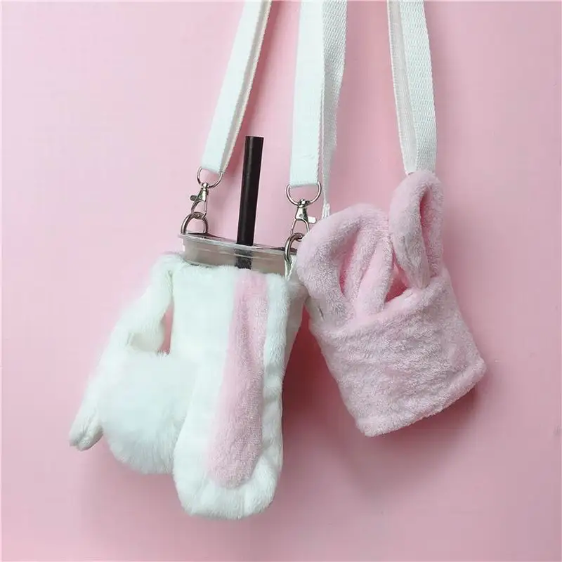 Cute Rabbit Milk Tea Cup Sleeve Coffee Cup Bag Mug Sleeve Adjustable Shoulder Strap for Coffee Milk Tea Cold Drink
Cute Rabbit Milk Tea Cup Sleeve Coffee Cup Bag Mug Sleeve Adjustable Shoulder Strap for Coffee Milk Tea Cold Drink