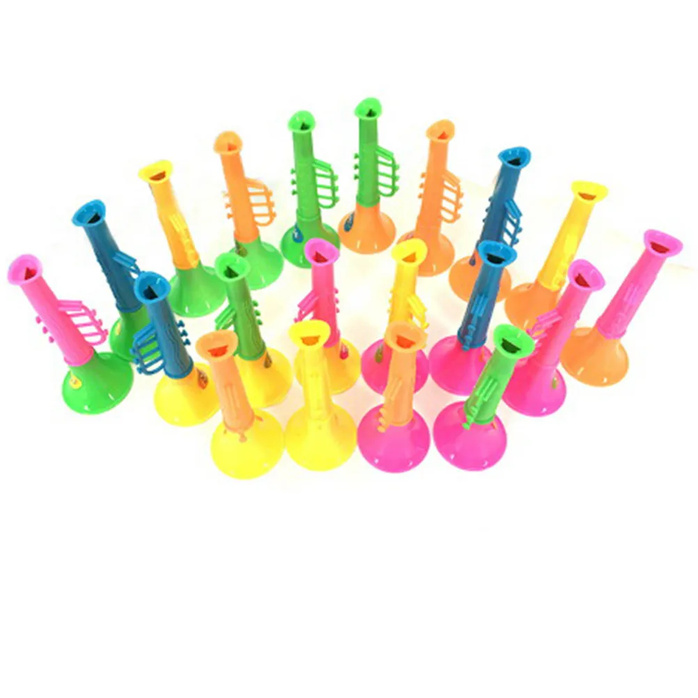 5Pcs/lot Multi-Color Baby Plastic Double Horn Hooter Trumpet Instruments Music Toys Infant Playing Type Childrens Gift Random
5Pcs/lot Multi-Color Baby Plastic Double Horn Hooter Trumpet Instruments Music Toys Infant Playing Type Childrens Gift Random