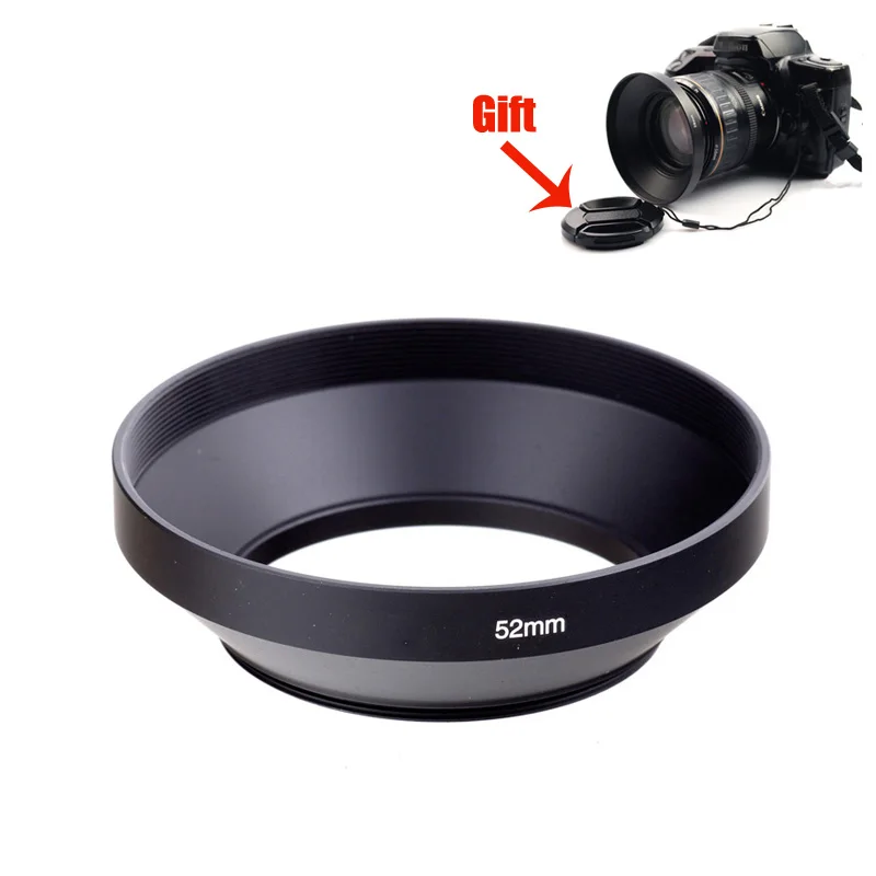 Metal Lens Hood Wide Angle 37mm 39mm 40.5mm 43mm 46mm Screw-in Lente Protect + Lens Cap For Canon Nikon Sony Olympus DLSR
Metal Lens Hood Wide Angle 37mm 39mm 40.5mm 43mm 46mm Screw-in Lente Protect + Lens Cap For Canon Nikon Sony Olympus DLSR