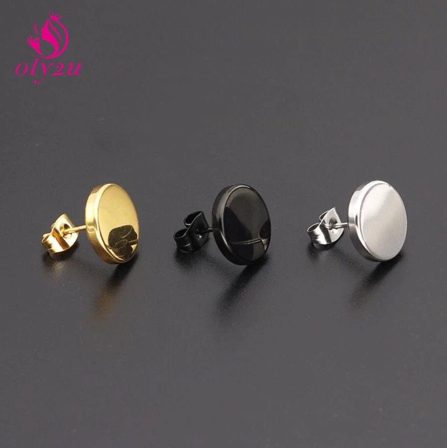 Oly2u Stainless Steel Gold Color Hypoallergenic Minimalist Flat Circle Earings for Women Girls Daily Wear Aretes
Oly2u Stainless Steel Gold Color Hypoallergenic Minimalist Flat Circle Earings for Women Girls Daily Wear Aretes