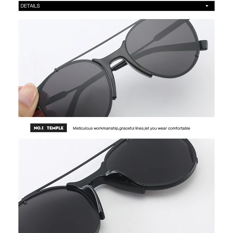 2017 Fashion Round Sunglasses Women Men Luxury Metal Frame Sun Glasses for Female Oculos De Sol UV400 Shades 17008DF
2017 Fashion Round Sunglasses Women Men Luxury Metal Frame Sun Glasses for Female Oculos De Sol UV400 Shades 17008DF