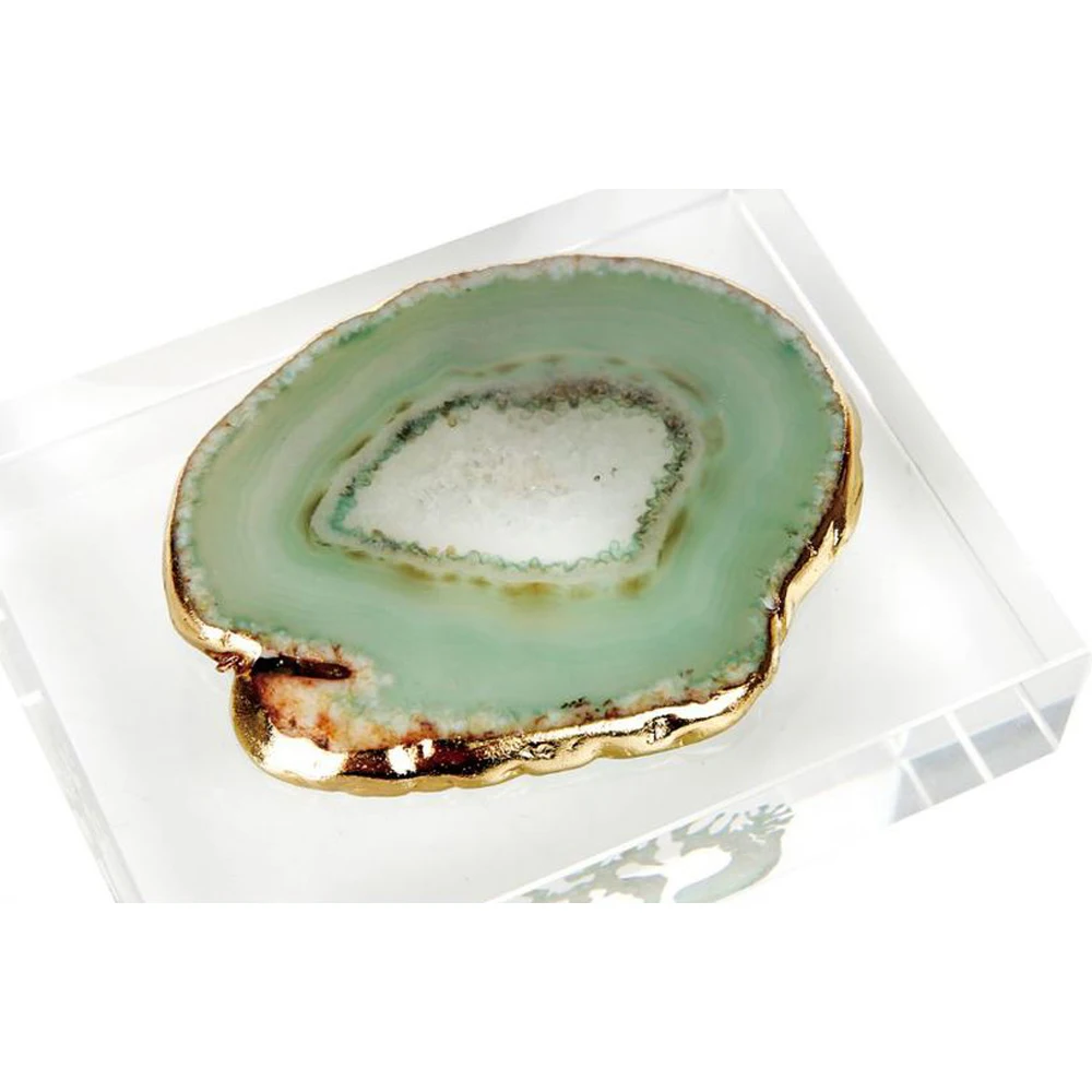 Natural Agate Geode Slice Mineral Specimen Adiabatic Cup Mat Crystal Plate Healing Crystal Stone Creative Home Table Decoration
Natural Agate Geode Slice Mineral Specimen Adiabatic Cup Mat Crystal Plate Healing Crystal Stone Creative Home Table Decoration