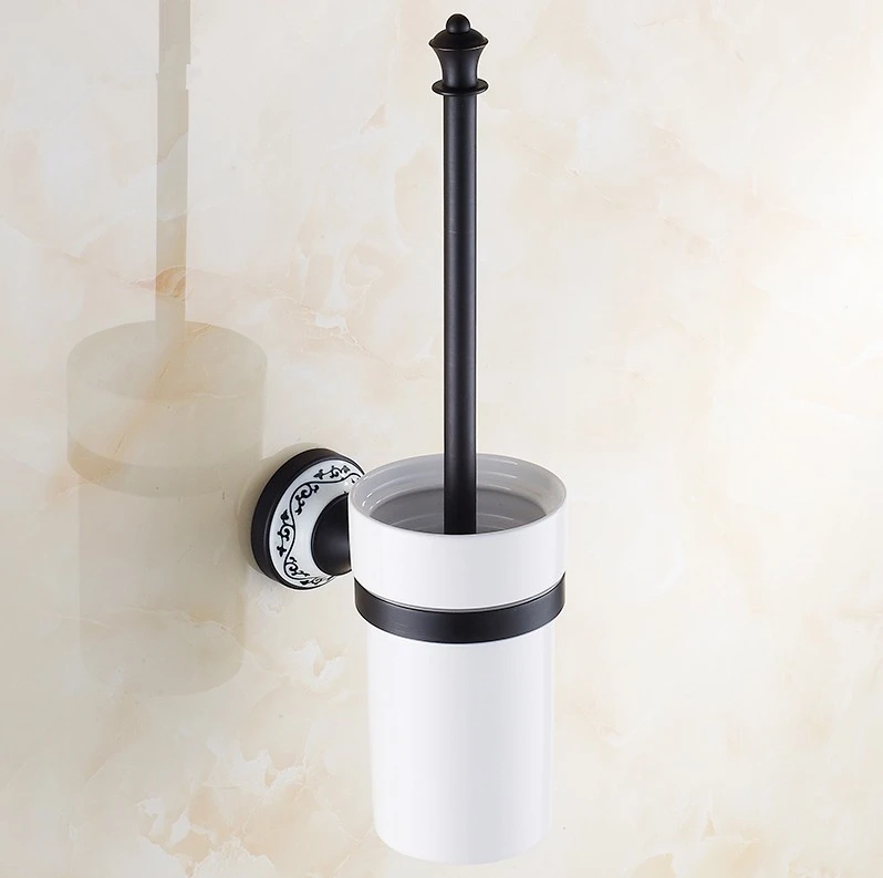 Vintage Black Finish Bathroom Accessories, Ceramics Design Toilet Brush Holder&WC Brush Set/Household Brass Material Products
Vintage Black Finish Bathroom Accessories, Ceramics Design Toilet Brush Holder&WC Brush Set/Household Brass Material Products