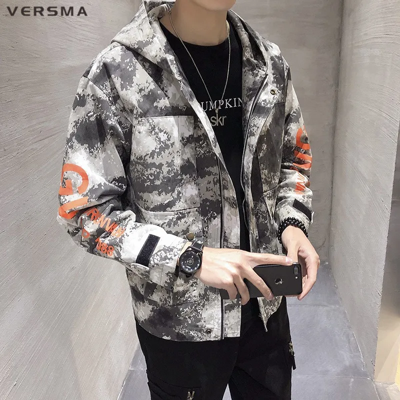 VERSMA Korean Harajuku MA1 Flight Pilot Biker Camouflage Jacket Coat Men Waterproof Windbreaker Mens Bomber Cargo Jackets Coats
VERSMA Korean Harajuku MA1 Flight Pilot Biker Camouflage Jacket Coat Men Waterproof Windbreaker Mens Bomber Cargo Jackets Coats